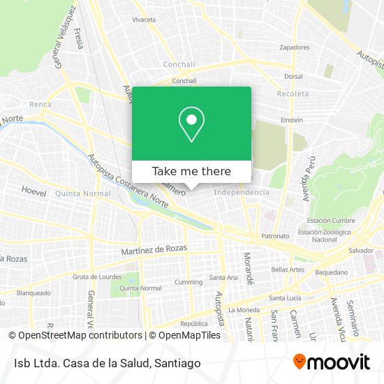 Isb Ltda. Casa de la Salud map