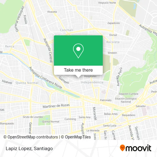 Lapiz Lopez map