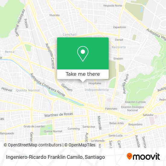 Ingeniero-Ricardo Franklin Camilo map