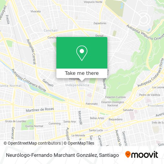 Mapa de Neurólogo-Fernando Marchant González