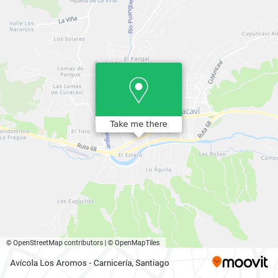 Mapa de Avícola Los Aromos - Carnicería