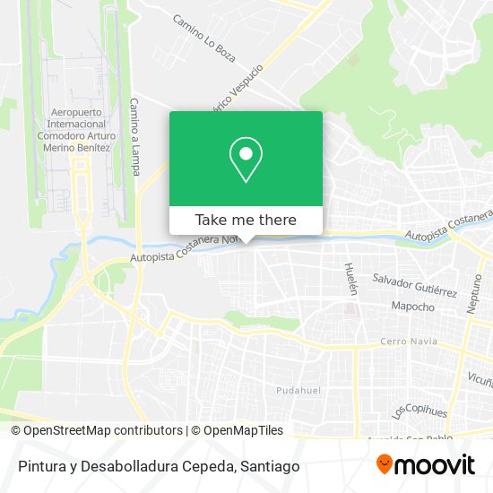 Pintura y Desabolladura Cepeda map