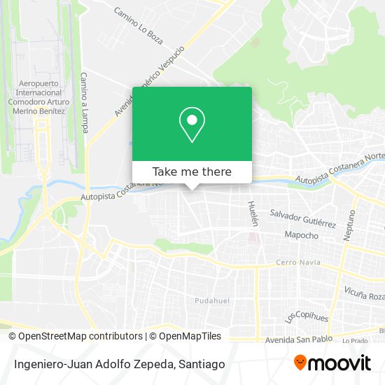 Ingeniero-Juan Adolfo Zepeda map