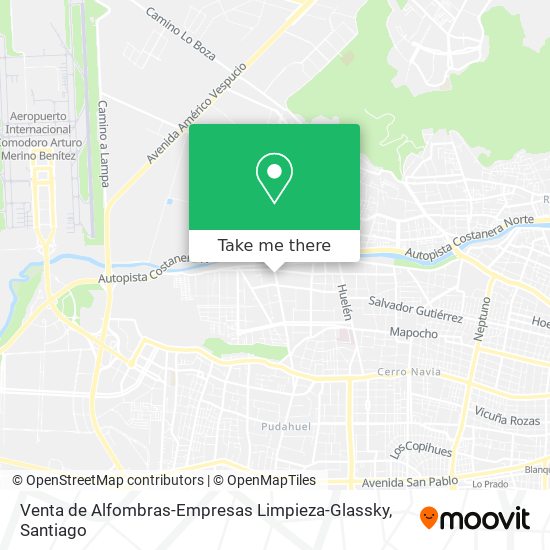 Mapa de Venta de Alfombras-Empresas Limpieza-Glassky