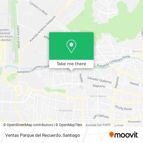 Mapa de Ventas Parque del Recuerdo