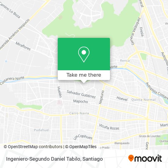 Ingeniero-Segundo Daniel Tabilo map