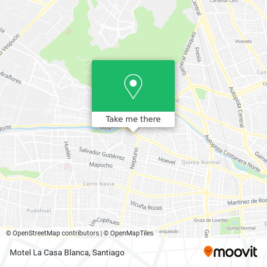 Motel La Casa Blanca map