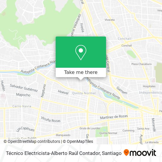 Técnico Electricista-Alberto Raúl Contador map