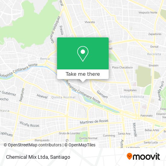 Mapa de Chemical Mix Ltda