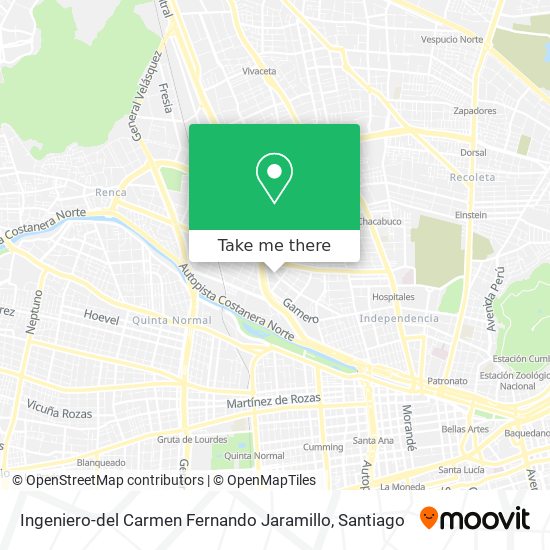 Ingeniero-del Carmen Fernando Jaramillo map