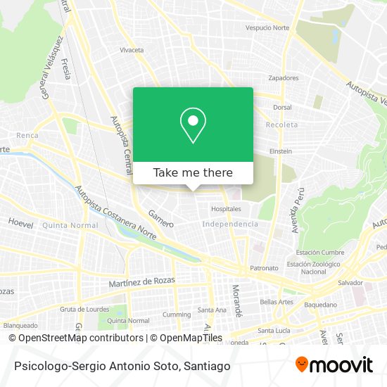 Psicologo-Sergio Antonio Soto map