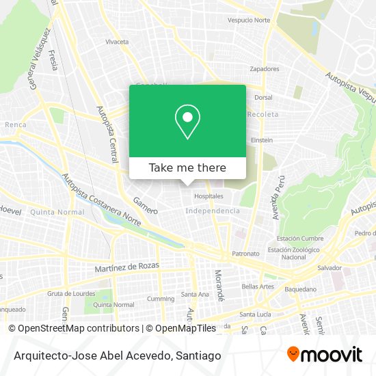 Mapa de Arquitecto-Jose Abel Acevedo