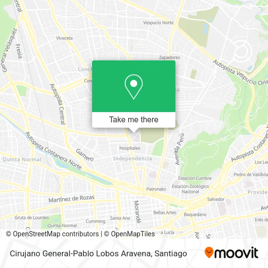 Cirujano General-Pablo Lobos Aravena map