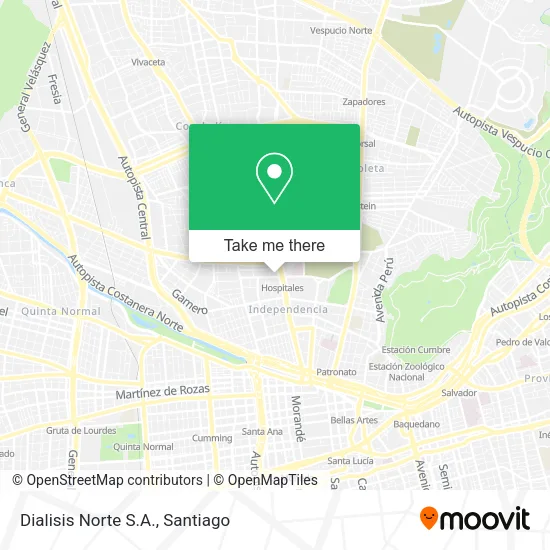 Dialisis Norte S.A. map