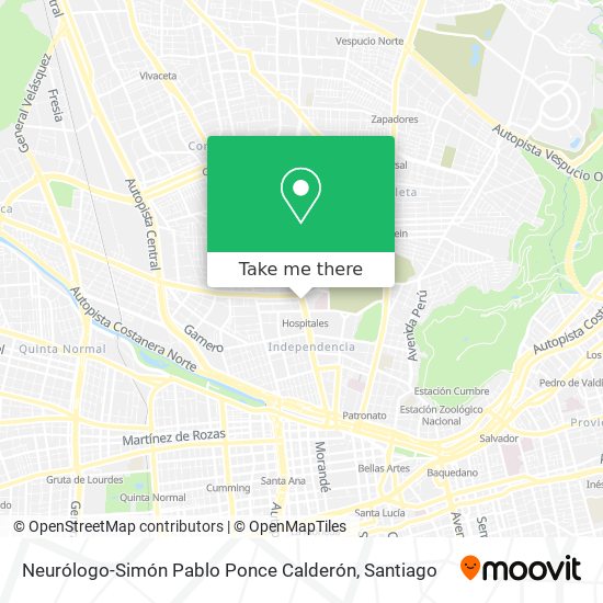 Mapa de Neurólogo-Simón Pablo Ponce Calderón