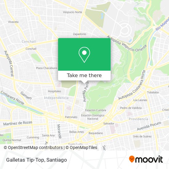 Galletas Tip-Top map