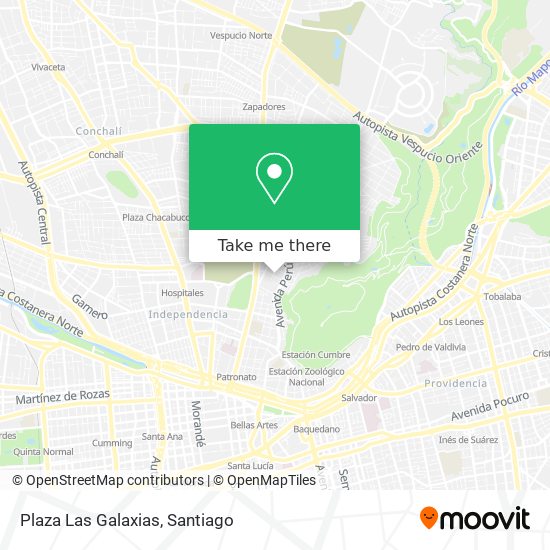 Plaza Las Galaxias map