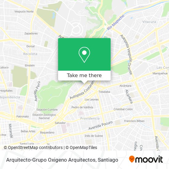 Mapa de Arquitecto-Grupo Oxigeno Arquitectos