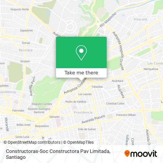 Constructoras-Soc Constructora Pav Limitada map