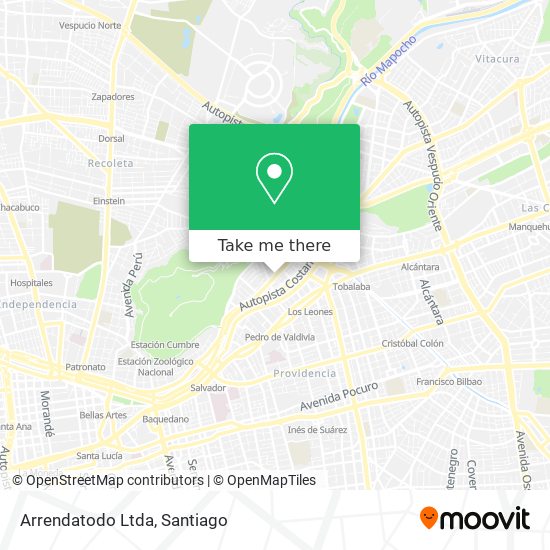 Mapa de Arrendatodo Ltda