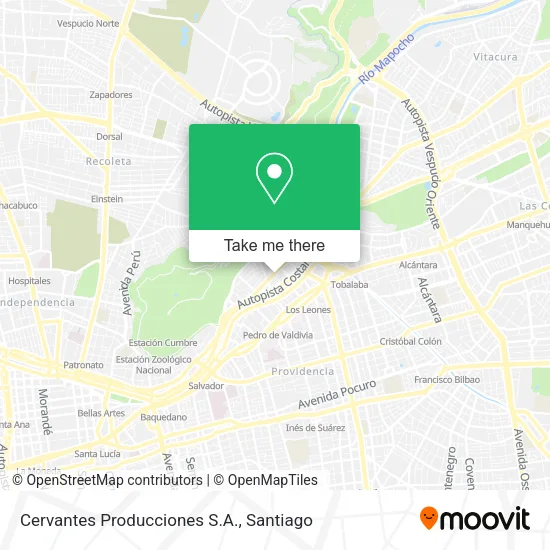 Cervantes Producciones S.A. map