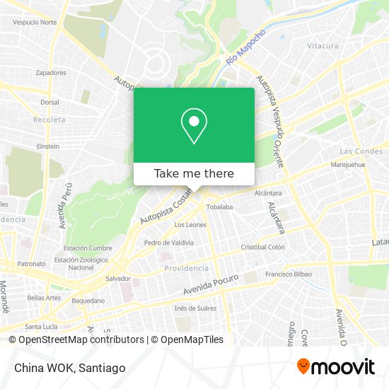 Mapa de China WOK