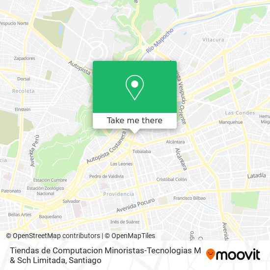 Tiendas de Computacion Minoristas-Tecnologias M & Sch Limitada map