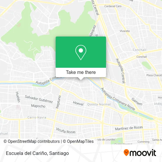 Escuela del Cariño map