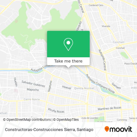 Constructoras-Construcciones Sierra map