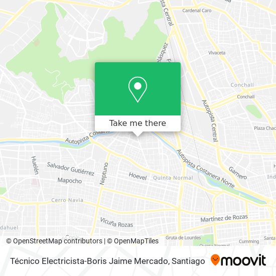 Técnico Electricista-Boris Jaime Mercado map