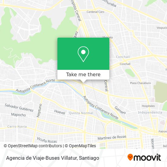 Agencia de Viaje-Buses Villatur map