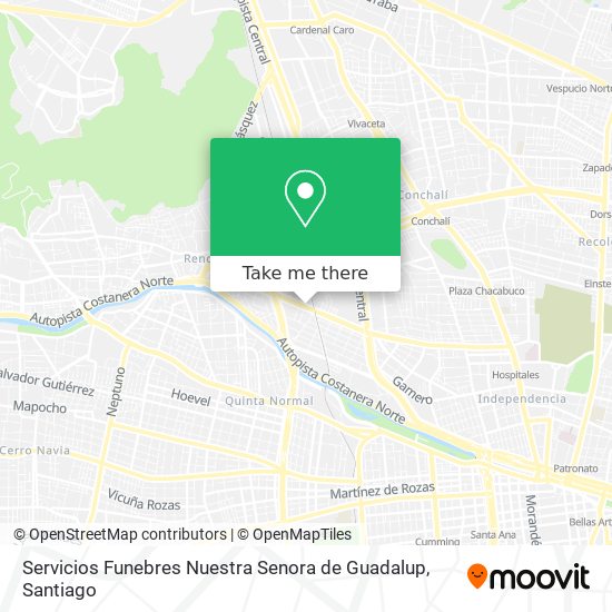 Servicios Funebres Nuestra Senora de Guadalup map