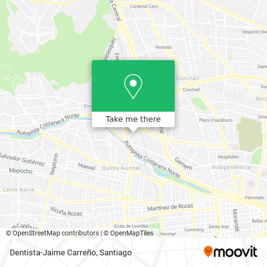 Dentista-Jaime Carreño map