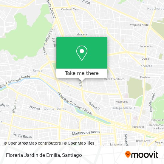 Floreria Jardin de Emilia map