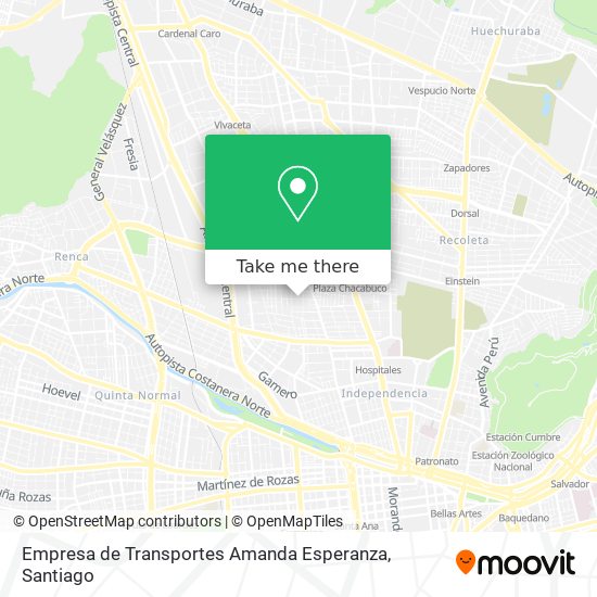 Empresa de Transportes Amanda Esperanza map