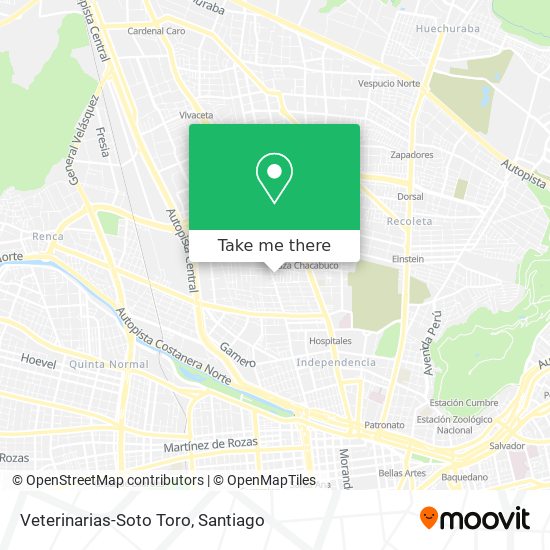 Veterinarias-Soto Toro map