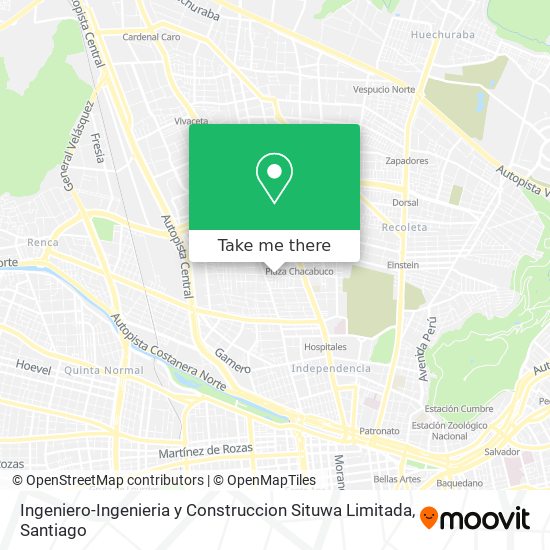 Ingeniero-Ingenieria y Construccion Situwa Limitada map