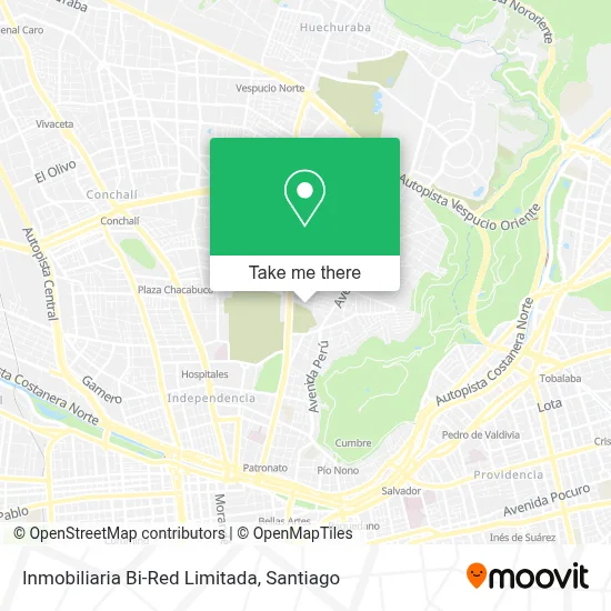 Inmobiliaria Bi-Red Limitada map