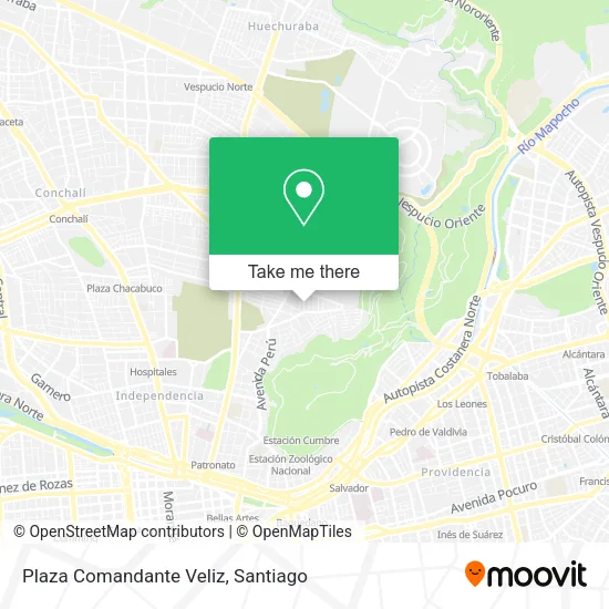 Plaza Comandante Veliz map