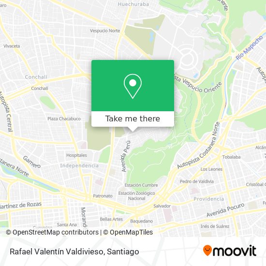 Rafael Valentín Valdivieso map