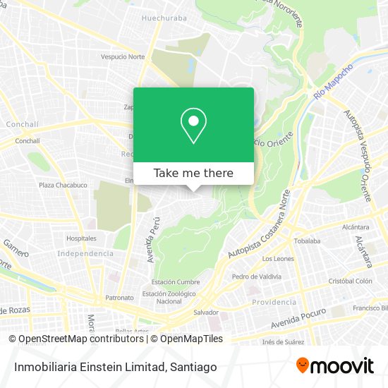 Mapa de Inmobiliaria Einstein Limitad
