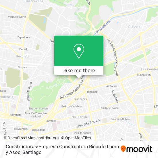 Constructoras-Empresa Constructora Ricardo Lama y Asoc map