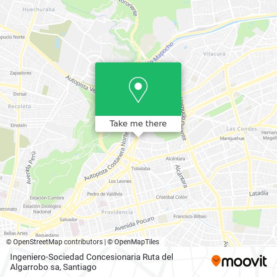 Ingeniero-Sociedad Concesionaria Ruta del Algarrobo sa map