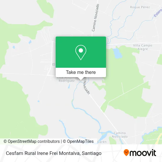 Cesfam Rural Irene Frei Montalva map