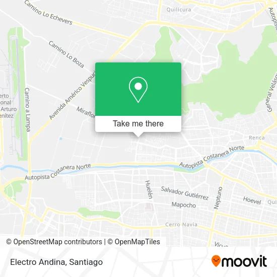 Electro Andina map