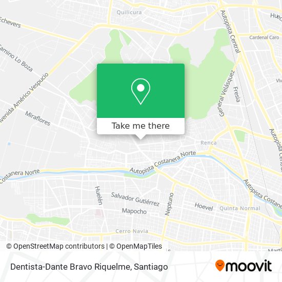 Dentista-Dante Bravo Riquelme map