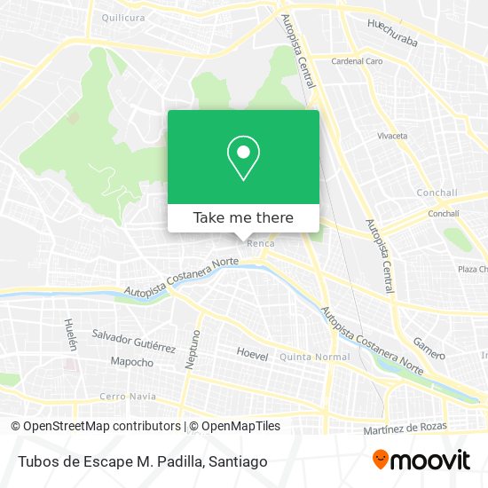 Tubos de Escape M. Padilla map