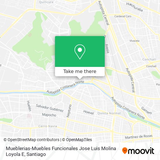 Mapa de Mueblerias-Muebles Funcionales Jose Luis Molina Loyola E