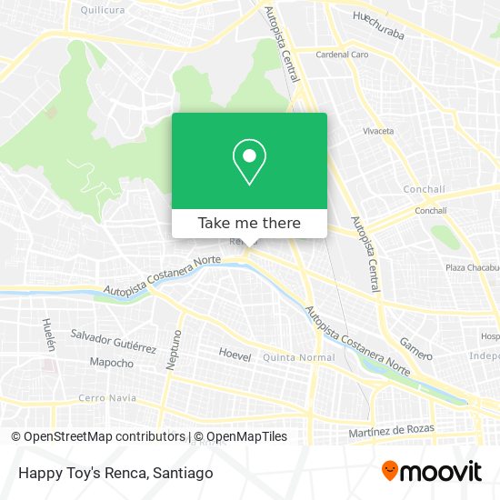 Mapa de Happy Toy's Renca