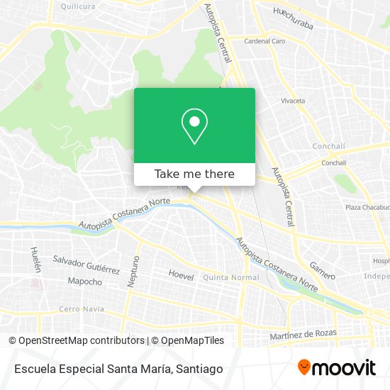 Escuela Especial Santa María map